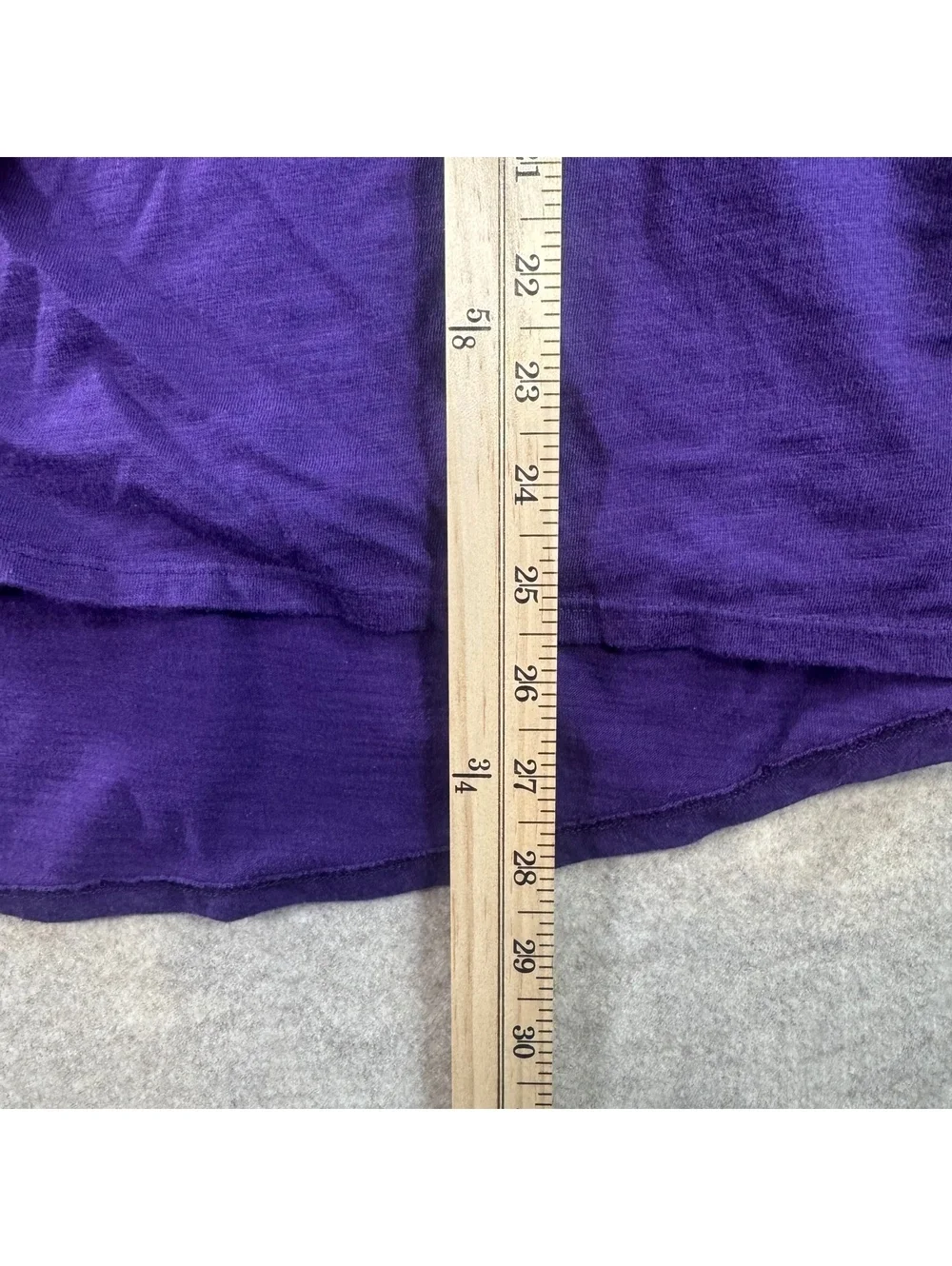St. John's Bay Women's Button-Up Shirt Purple 2X Cotton Polyester